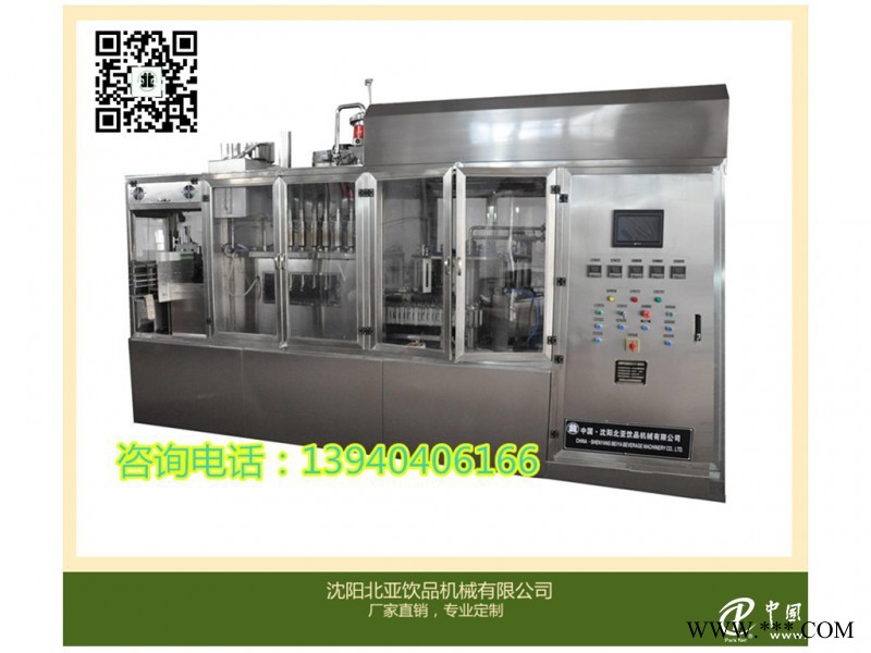 供應(yīng)苗條型屋頂盒果汁灌裝機北亞