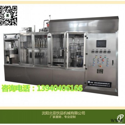 供應(yīng)苗條型屋頂盒果汁灌裝機北亞