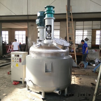 冷凝器乳化反應(yīng)鍋 搪瓷不銹鋼電加熱反應(yīng)釜 真空搪瓷反應(yīng)釜