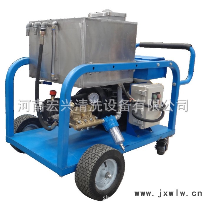 工業(yè)設(shè)備高壓清洗機(jī) 鑄鐵件除漆除銹清洗機(jī) 換熱冷凝器高壓清洗機(jī)