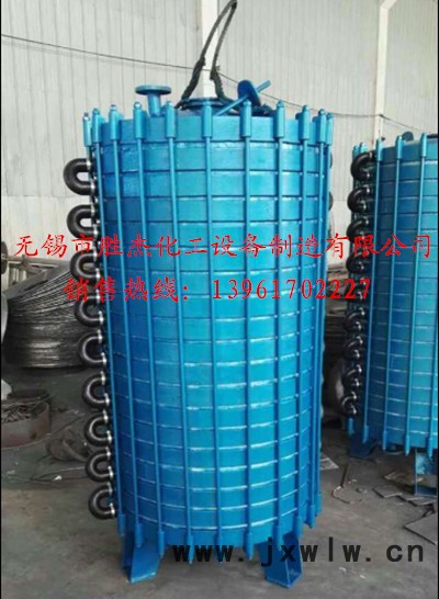 勝杰化工設備搪玻璃碟片式冷凝器廠家機械及行業(yè)設備專用配件