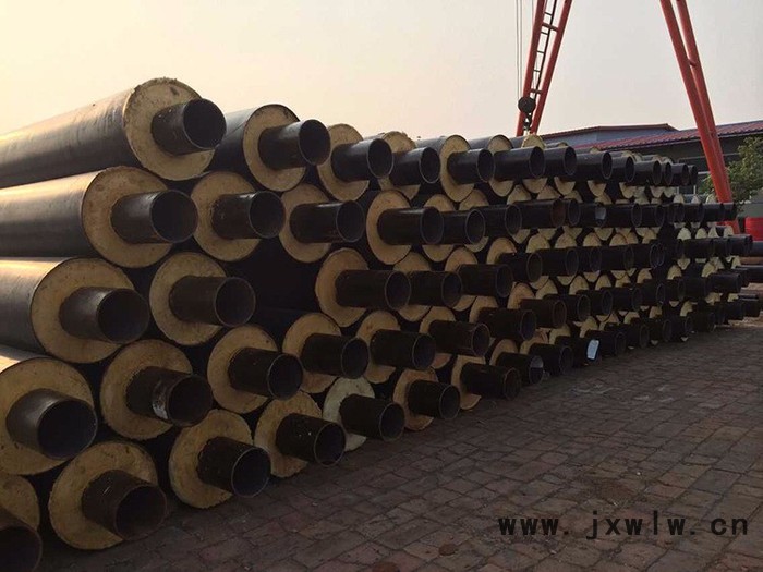 金星聚氨酯直埋保溫管 保溫管發(fā)泡機(jī) 地埋供暖聚氨酯保溫管廠家