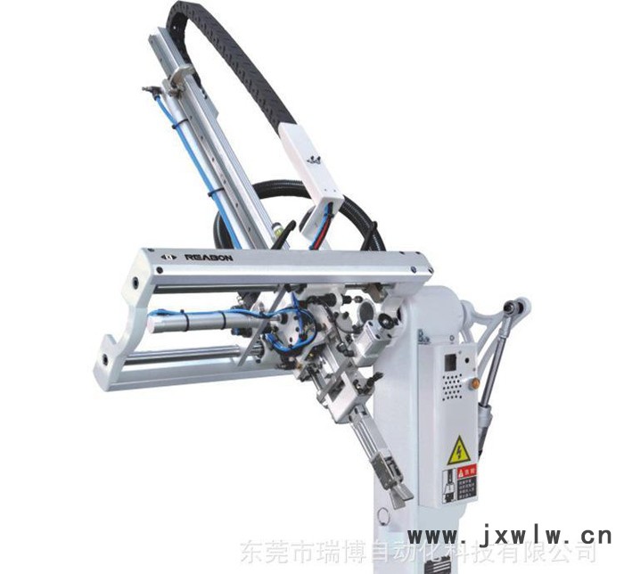 日精注塑機安裝斜臂機械手X650配特殊夾片取LED支架 專業(yè)專注