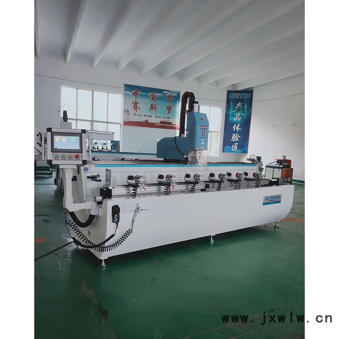 賽斯智能 數(shù)控鉆銑床加工中心 鋁型材3+1數(shù)控鉆銑床 鋁合金門窗機械設(shè)備