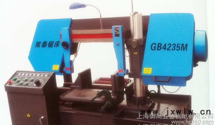 臥式金屬帶鋸床 GB4235M系列鋸床 臥式鋸床 半自動(dòng)鋸床
