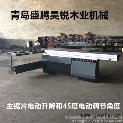 青島裁板鋸 電動(dòng)升降推臺鋸 45度亞克力鋸床 實(shí)木廠臺鋸 木工裁板鋸
