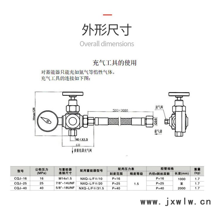 鴻鵬 折彎機(jī) 泵車 CQJ-25充氣工具 充氮工具 剪板機(jī) NXQ蓄能器充氮工具 蓄能器充氣工具