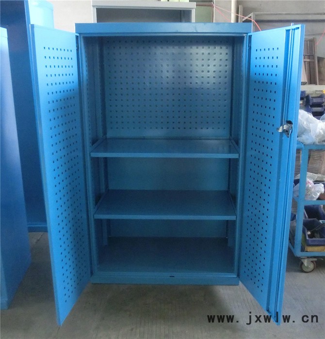 非快封閉式金屬儲物柜 工量具存放柜 帶方孔掛板零件整理柜