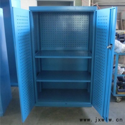 非快封閉式金屬儲物柜 工量具存放柜 帶方孔掛板零件整理柜