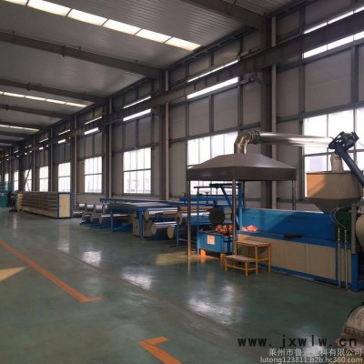 魯通供應ND-90型高效數(shù)控塑料圓絲，扁絲拉絲機 塑料拉絲機