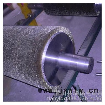 毛刷**去金屬毛刺鋼絲刷輥 拋光機(jī)鋼絲輥 除銹鋼絲滾刷