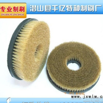 現(xiàn)貨瓷磚釉面拋光機豬鬃圓盤毛刷 尼龍豬鬃拋光機圓盤毛刷