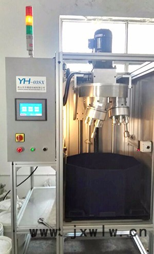 樂升YH-03SX 雙電機斜置刀具鈍化設(shè)備 刀具表面處理設(shè)備專家 ** 斜置拋光機