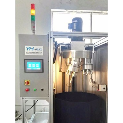 樂(lè)升YH-03SX 雙電機(jī)斜置刀具鈍化設(shè)備 刀具表面處理設(shè)備專家 ** 斜置拋光機(jī)