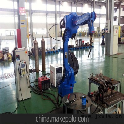 控聯(lián)全自動(dòng)自行車車框焊接機(jī)械手臂 六軸叉車托盤(pán)焊接機(jī)械臂