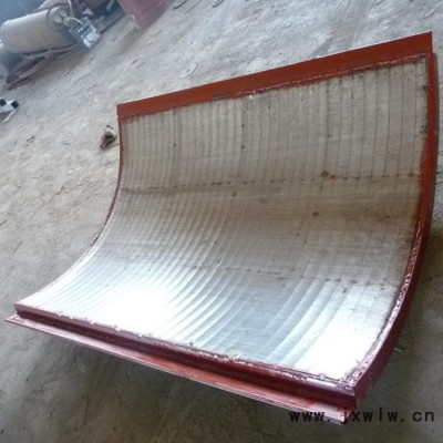 【安振寧】廠家定制不銹鋼焊接條縫篩網焊接式礦篩網弧形篩網