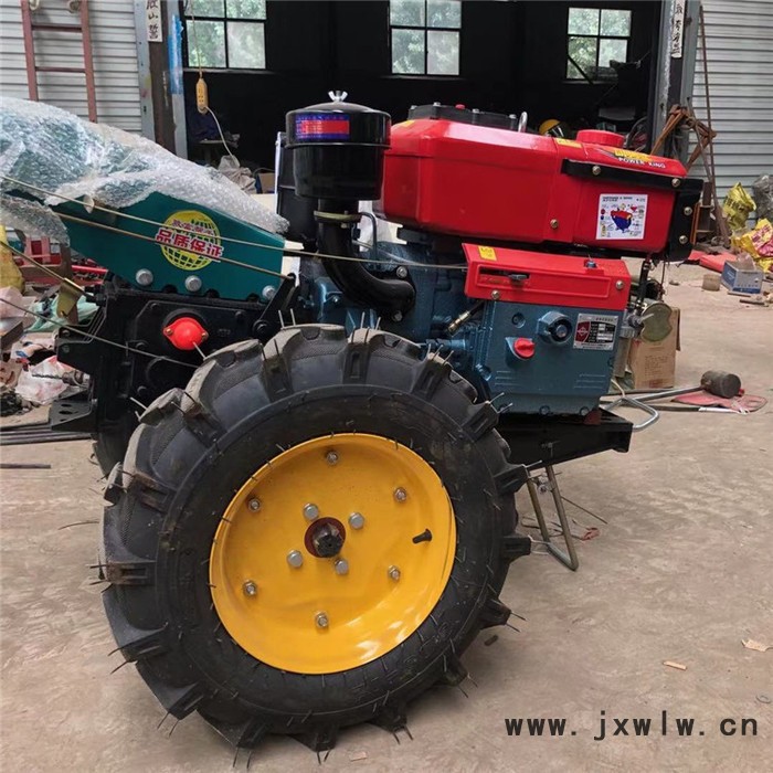 手扶起壟覆膜機(jī) 15馬力水旱兩用手扶拖拉機(jī) 耕地打田施肥機(jī)
