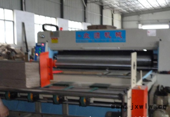 眾源自動(dòng)三色水墨印刷開槽機(jī)，水墨印刷機(jī)