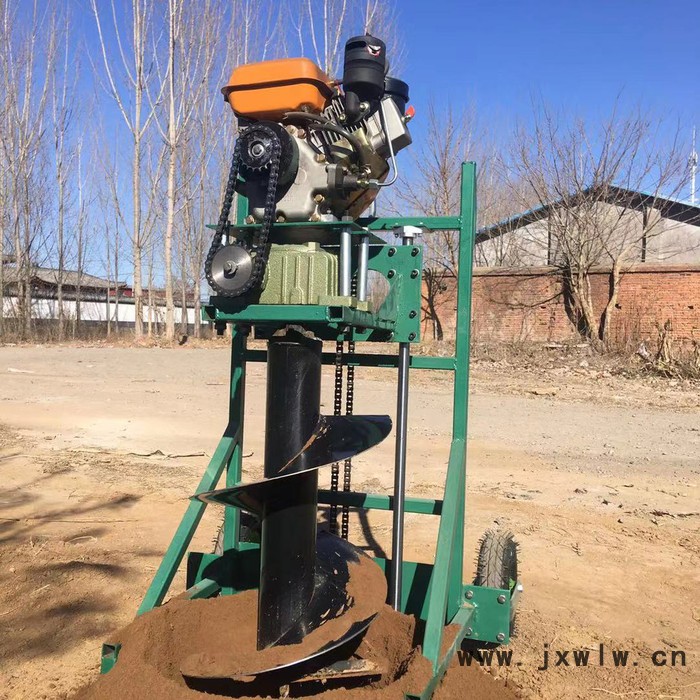 陜西便攜式立柱打孔機(jī) 籬笆樁挖坑機(jī) 植樹種樹打孔機(jī)