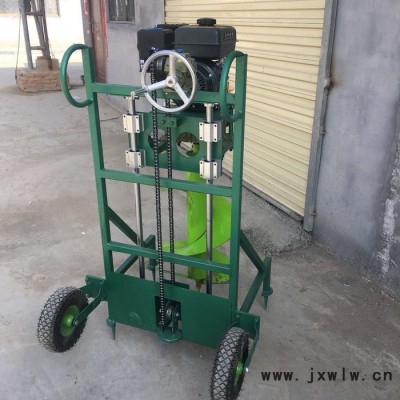 河南蒙古族自治縣手推栽植挖坑機 圍欄立柱打孔機 公園栽植打孔機廠家