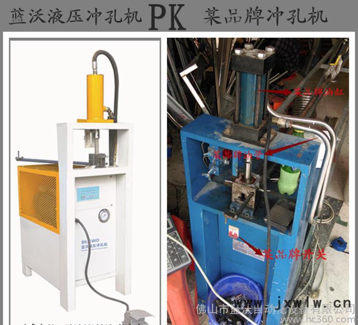 藍(lán)沃r63-1不銹鋼管材沖孔機(jī) 護(hù)欄 打孔機(jī) 防盜網(wǎng)設(shè)備 管