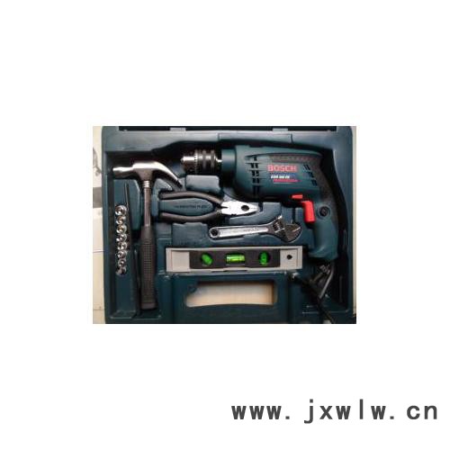 博世(Bosch)沖擊鉆 電鉆套裝（正反轉(zhuǎn)電子調(diào)速 GSB10RE 10mm)-JR