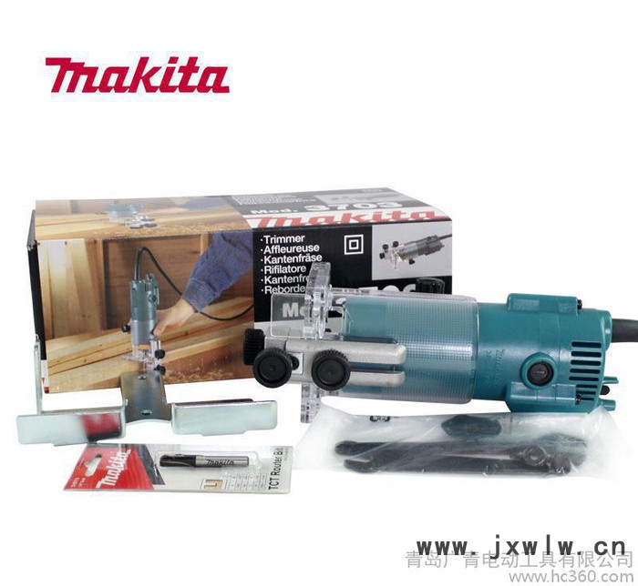 牧田修邊機(jī)3703多功能木工雕刻開槽手持式makita牧田電