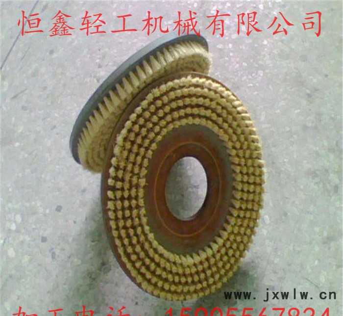 定制 豬鬃劍麻鋼絲清洗拋光修邊機(jī)械工業(yè)圓盤刷 杜邦絲毛刷盤條