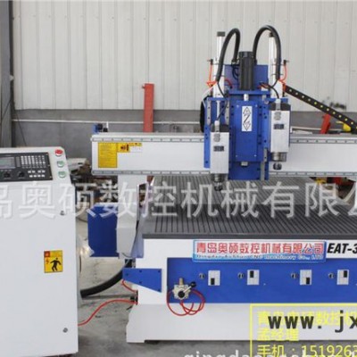 青島木工機(jī)械 雙頭輪動(dòng)雕刻機(jī) 自動(dòng)換刀雕刻機(jī) 數(shù)控木工設(shè)備