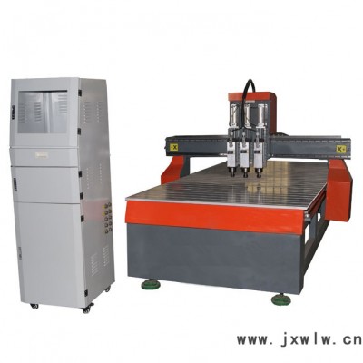 1325氣動(dòng)三頭自動(dòng)換刀木工雕刻機(jī) 移門雕刻機(jī) 櫥柜門雕刻機(jī)