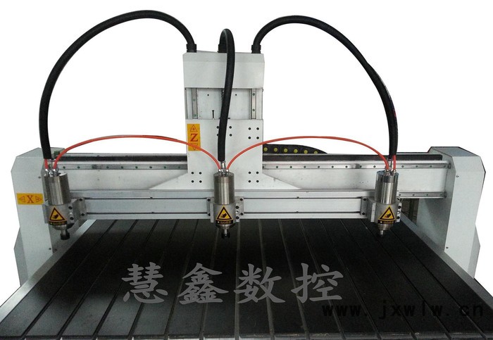 雕刻機  石材雕刻機 木工廣告電腦數(shù)控三頭雕刻機直銷
