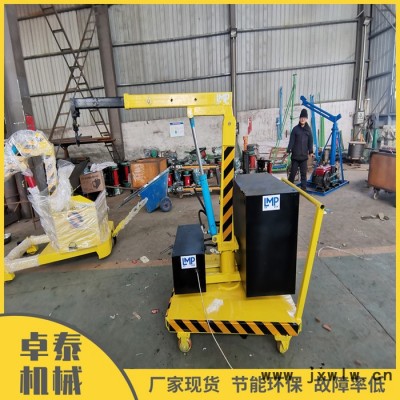 液壓小吊機(jī)汽車發(fā)動(dòng)機(jī)吊架 購買卓泰大型自制超小型簡易起重機(jī) 動(dòng)力強(qiáng)勁