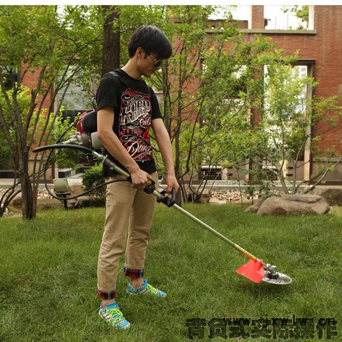 大型公園草坪機寬度50公分 139F發(fā)動機除草機打草繩