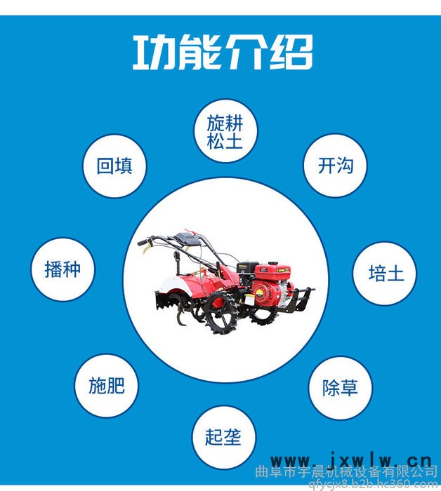 發(fā)動機翻地松土機 自走式農(nóng)田翻整機 山區(qū)耕地開溝機批發(fā)