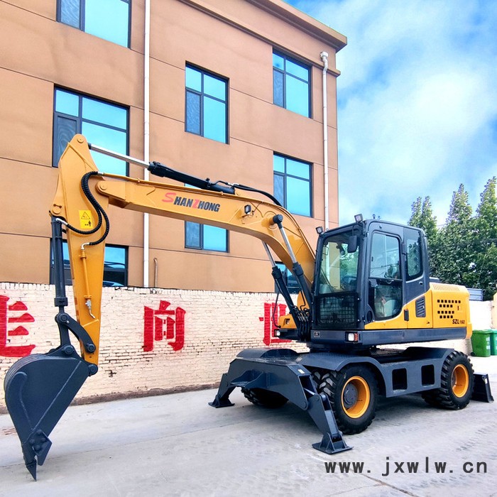 13噸輪式挖掘機(jī)  品牌發(fā)動機(jī) 進(jìn)口配件 作業(yè)迅速 山東廠家直供