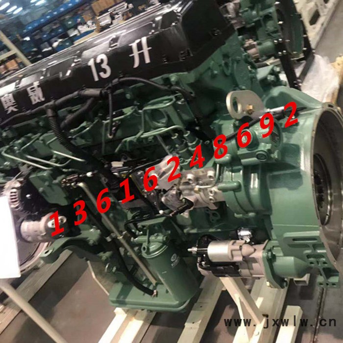 奧威11升500馬力國五電噴發(fā)動機CA6DM3-50E5柴油機總成