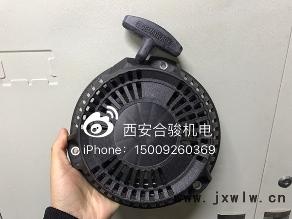 西安 汽油發(fā)動機188 190F拉盤 發(fā)電機配件2-8KW手拉盤 啟動器總成