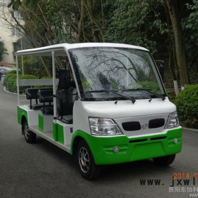 河池燃油觀光車買 熱線：4008 757800，中置后驅(qū)發(fā)動機燃油觀光車機，動力提升20%，東怡燃油車14座、11座