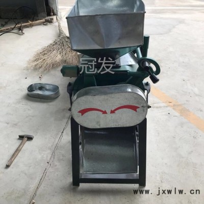 糧食粉碎設(shè)備 冠發(fā)釀酒廠用擠扁破碎設(shè)備 **小型糧食擠扁機(jī)