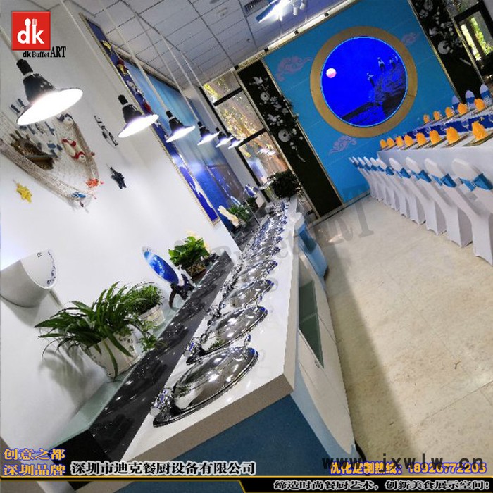 迪克 自助餐臺(tái)廠家定制dk供應(yīng)新款自助餐臺(tái)（布菲臺(tái)）冷熱兩用免費(fèi)設(shè)計(jì)直銷酒店專用設(shè)備