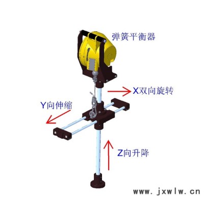 300Nm彈簧平衡器反力臂 扭力臂 助力臂 擰緊機(jī) 鉚槍助力 省力