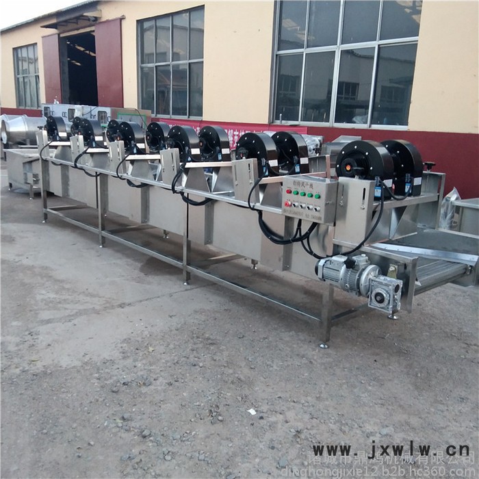 鼎鴻牌FG-3000型 網(wǎng)帶式風(fēng)干機(jī) 鏈條式翻轉(zhuǎn)干燥設(shè)備 芹菜菠菜毛豆果蔬風(fēng)干機(jī) 醬菜食品包裝速干機(jī)