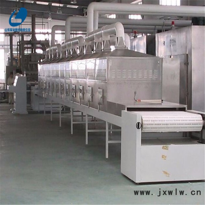 帶式干燥設(shè)備-膠原蛋白殺菌機(jī)-膠原蛋白粉殺菌設(shè)備，山東磊沐微波殺菌機(jī)
