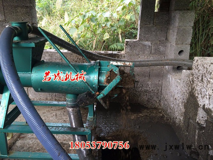 廣東揭陽若成雞糞脫水機 糞便擠干機 豬糞干濕分離機 牛糞干燥設備