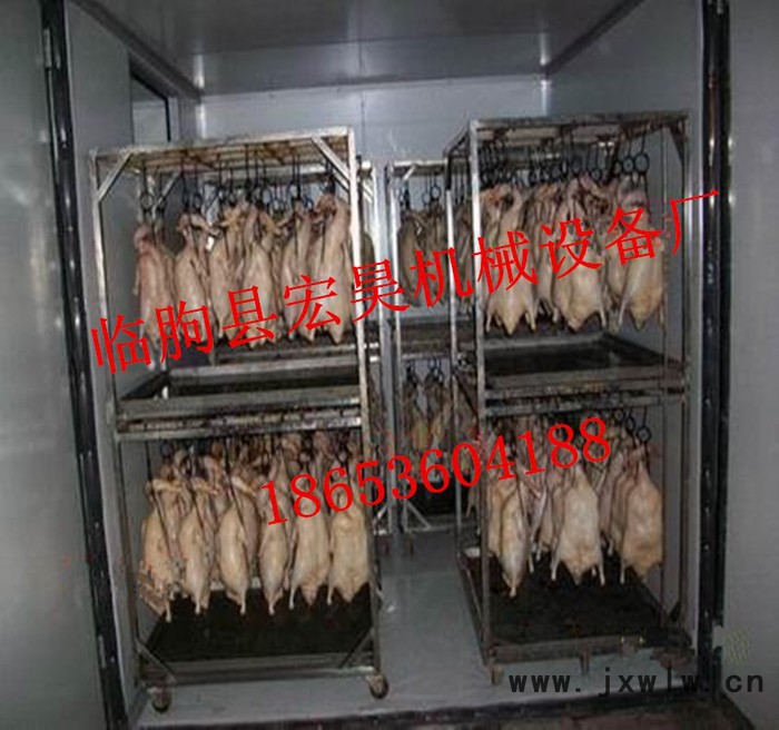 臨朐宏昊臘腸烘干室 臘肉烘干機(jī) 板鴨烘干設(shè)備 鴨脖鴨舌烘干箱林蛙烘干箱 箱式干燥設(shè)備