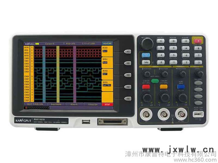 8寸TFT便攜200MHz示波器（邏輯分析）    MSO8202T