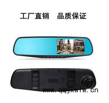 **單鏡頭4.3寸高清后視鏡 夜視行車記錄儀 廣角深圳直