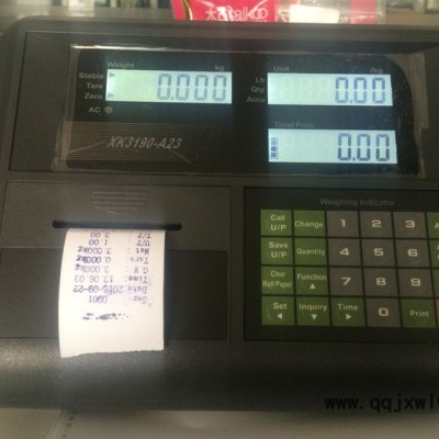 批發(fā)上海耀華 XK3190-A23P內(nèi)置微型打印機(jī) 稱重計(jì)價(jià)顯示儀表