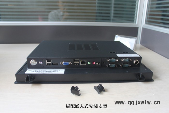17寸嵌入式觸摸屏電腦一體機/PLC工業(yè)控制