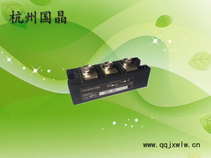 供應(yīng)杭州國晶MFC200A可控硅整流管混合模塊適用于電焊機(jī)、變頻器、交直流電機(jī)控制、各種整流電源、工業(yè)加熱控制